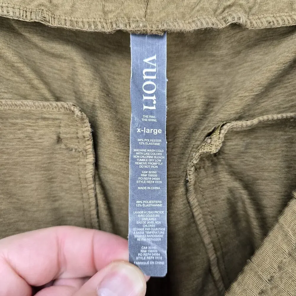 Vuori Sunday Performance Jogger Mens XL Brown Athleisure Gym Stretch V416 *FLAWS - Picture 7 of 15